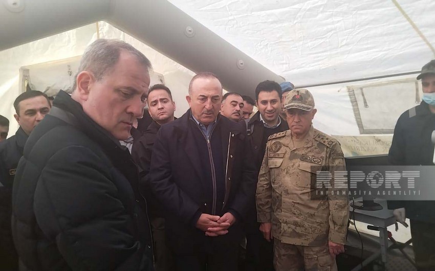 Azerbaijani foreign minister visits AFAD Coordination Center in Turkiye's Kahramanmaras