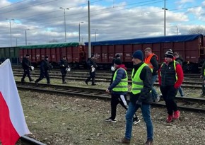 В Польше проходит массовая акция протеста сотрудников железных дорог