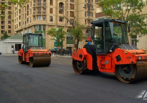 Ремонтные работы на улице Хагани в Баку близятся к завершению
