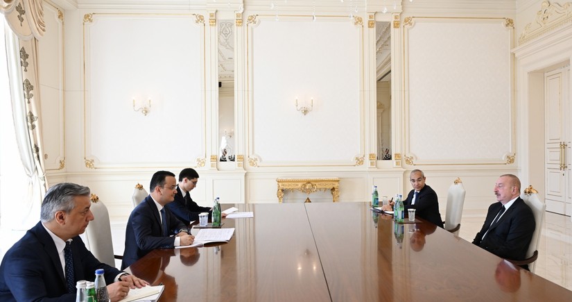 President Ilham Aliyev receives Minister of Investment, Industry and Trade of Uzbekistan