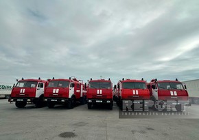 Azerbaijan gifts 10 KamAZ fire trucks to Kyrgyzstan