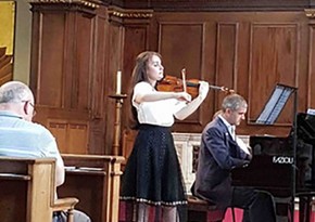 Azerbaijani violinist gives concert in London