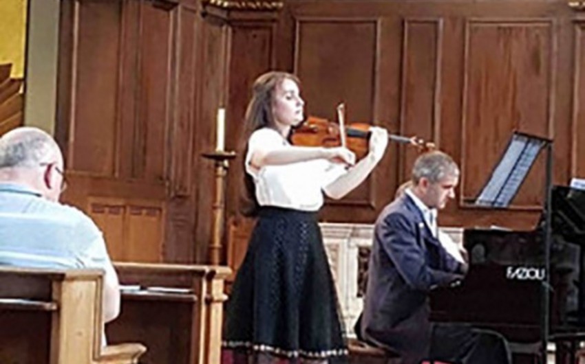 Azerbaijani violinist gives concert in London