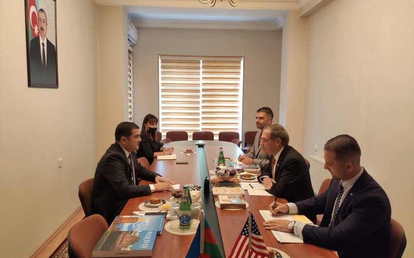 Nakhchivan representative mulls  opening of Zangazur corridor with US Ambassador