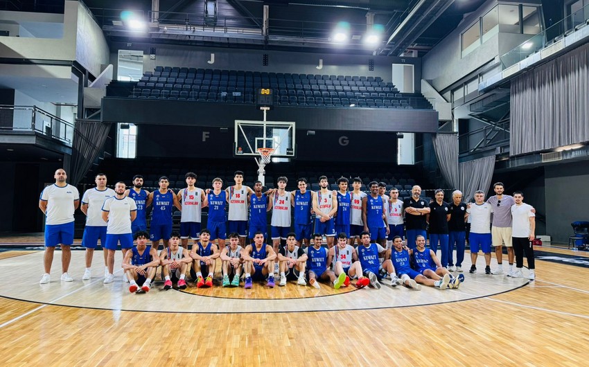 Azərbaycanın U-18 basketbol millisi yoxlama görüşü keçirib