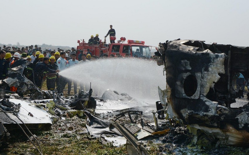 Military plane crashes in Myanmar, killing 12