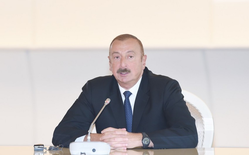 Prezident İlham Əliyev: “Azərbaycan iqtisadiyyatı çox sürətlə inkişaf edir”
