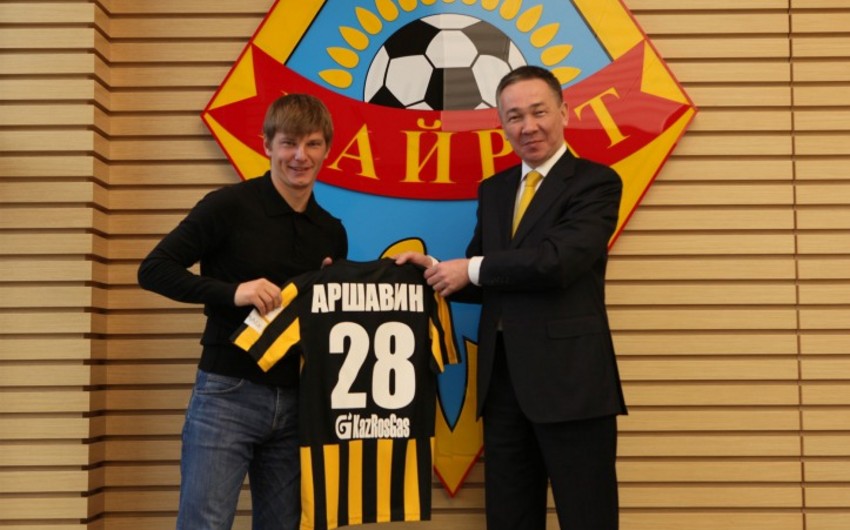 Andrey Arşavin Qazaxıstanın Kayrat klubuna transfer olunub