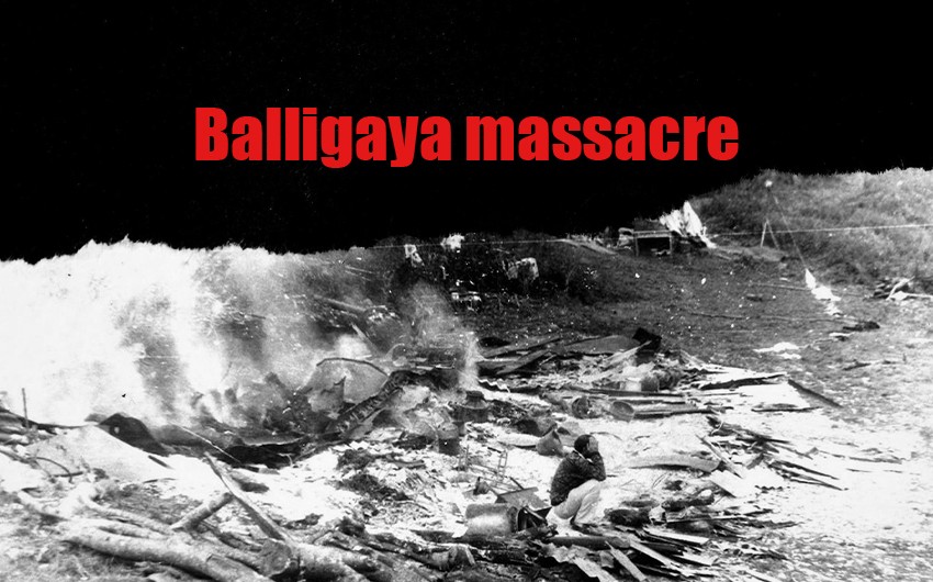 Today marks anniversary of Balligaya massacre committed by Armenians
