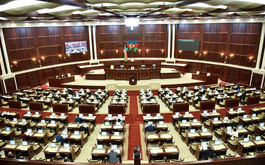 Milli Məclisin sabahkı iclasının gündəliyi açıqlandı