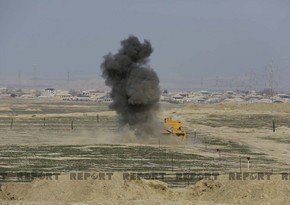 Serviceman of Azerbaijani Army hit by mine in Kalbajar