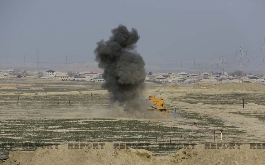 Serviceman of Azerbaijani Army hit by mine in Kalbajar