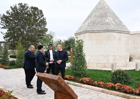 İlham Əliyev Ağdam şəhərində İmarət Kompleksinin bərpadan sonra açılışında iştirak edib - YENİLƏNİB