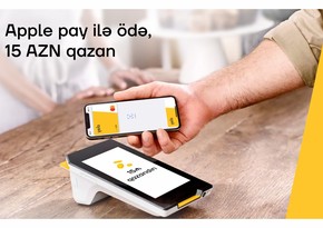 Yelo Mastercard kartı ilə Apple Pay ödənişlərində 15 manat qazan