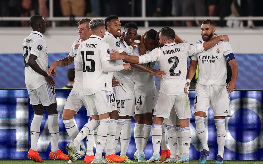 Real Madrid 5-ci dəfə UEFA Super Kubokunun qalibi olub
