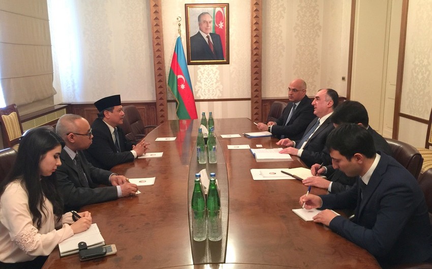 ​Foreign Minister Elmar Mammadyarov receives newly appointed Ambassador of Indonesia