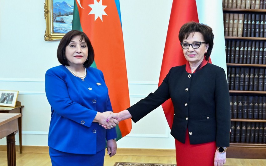 Sahiba Gafarova meets with Marshal of Poland’s Sejm
