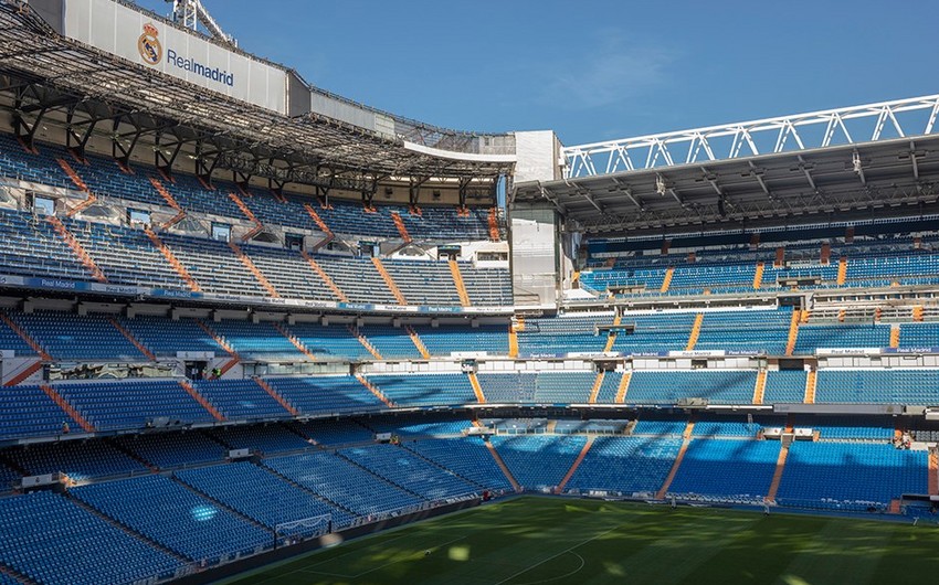 Real Madridin stadionunda yanğın oldu
