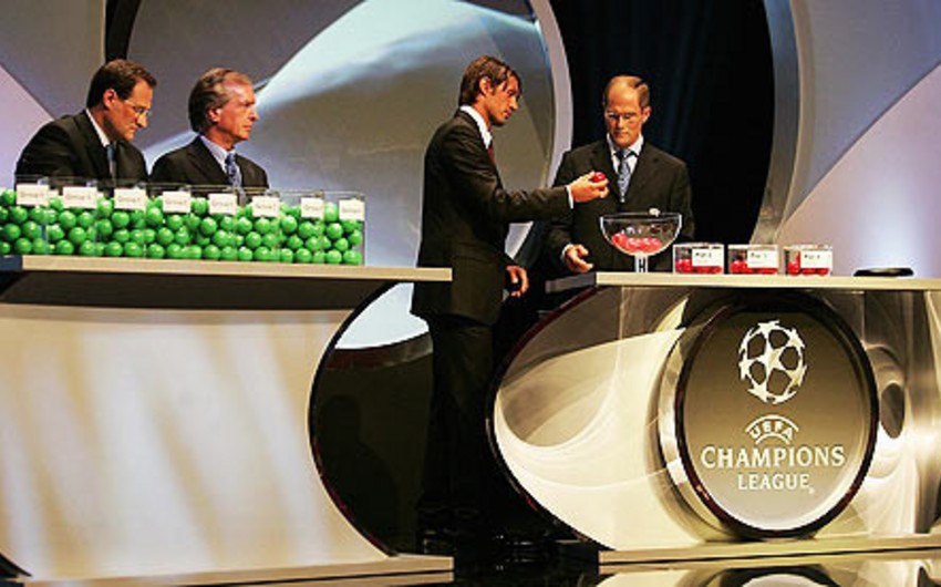 UEFA Çempionlar Liqasının qrup mərhələsinin püşkatma mərasimi keçirilib