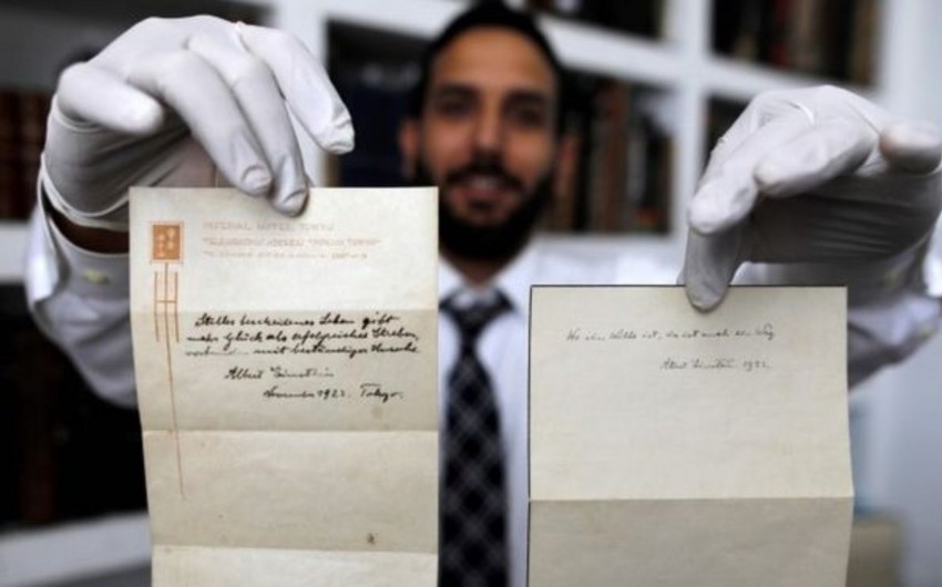 Einstein’s theory of happiness sold for more than $ 1.5 mln