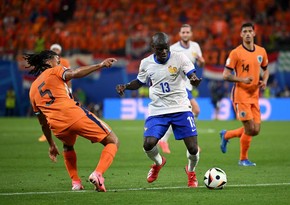 Niderland - Fransa matçının ən yaxşı futbolçusu müəyyənləşib