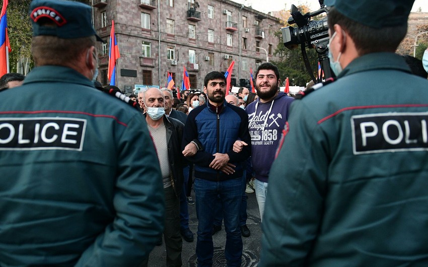 Armenian opposition stages rally in Yerevan