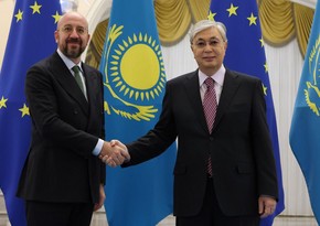 Глава Евросовета встретился с президентом Казахстана