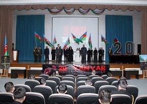 Series of events held in Azerbaijan Army on anniversary of January 20 tragedy