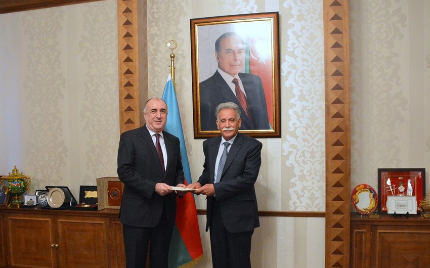 Azerbaijani Foreign Minister receives incoming Ambassador of Afghanistan