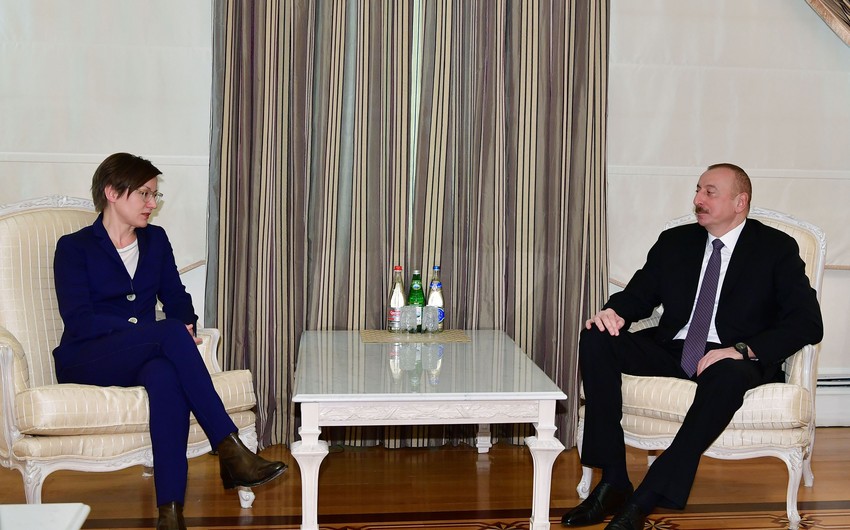 Президент Ильхам Алиев принял заместителя руководителя Программы развития ООН
