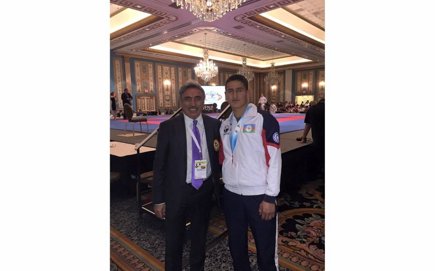 Azerbaijani karate fighter wins bronze medal in US