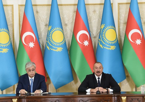 Касым-Жомарт Токаев выразил признательность президенту Азербайджана