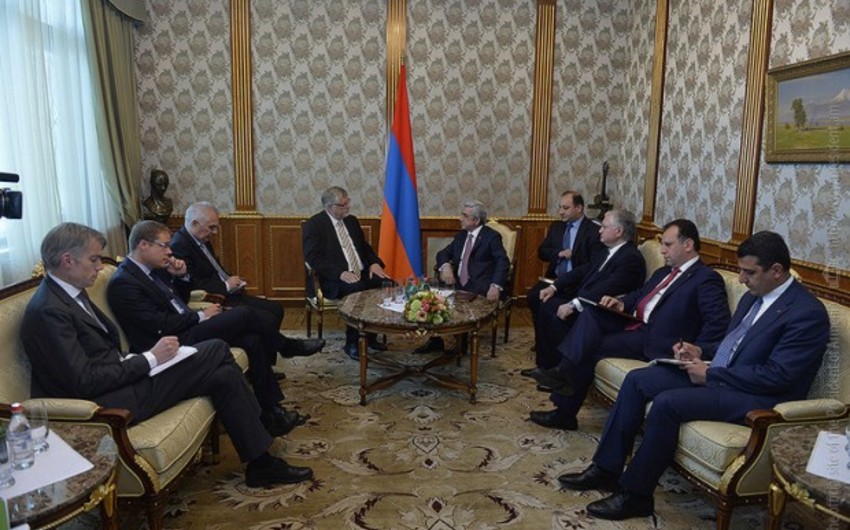 ​Президент Армении и спецпредставитель ЕС обсудили ситуацию в Карабахе