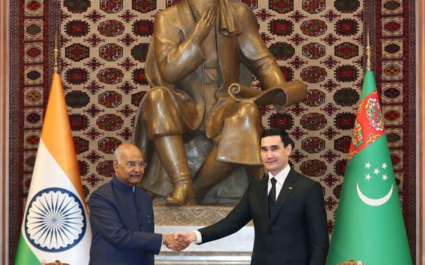 В Ашхабаде состоялись переговоры между президентами Туркменистана и Индии