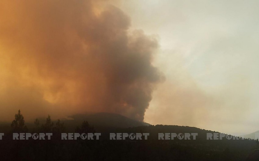 Азербайджанские пожарные тушат пожары в провинции Мугла-
