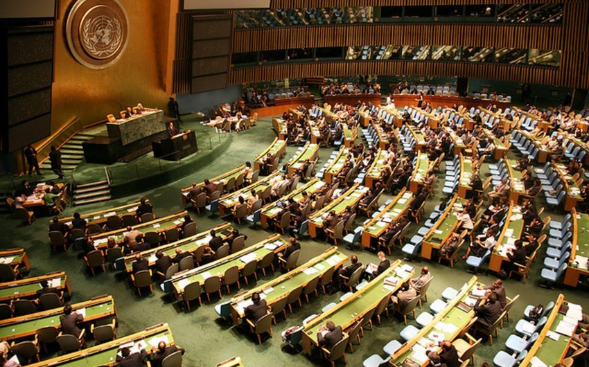 От имени постоянного представительства Азербайджана распространен документ Совбеза и Геассамблеи ООН