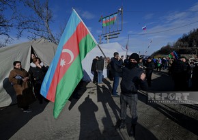 Protest on Shusha-Khankandi road expanding