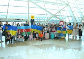 В Азербайджан прибыли еще 30 украинских детей в целях реабилитации