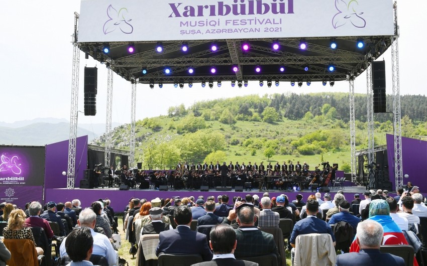 Şuşada “Xarıbülbül” musiqi festivalı başa çatıb - YENİLƏNİB - 2 | Report.az
