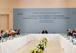 Baku hosts international conference, President Ilham Aliyev responds to questions - UPDATED