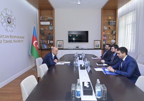 Elm və təhsil naziri “Yüksəliş” müsabiqəsinin qalibləri ilə görüşüb