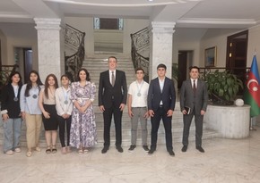 Посол Азербайджана в Грузии встретился с соотечественниками, добившимися высоких результатов на Олимпиаде в Баку
