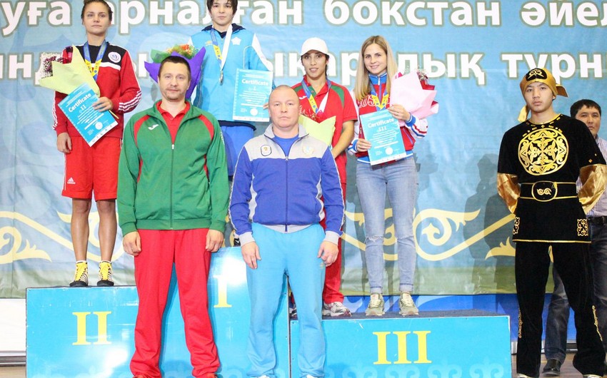 ​Azərbaycanın qadın boksçuları Qazaxıstanda 4 medal qazanıb
