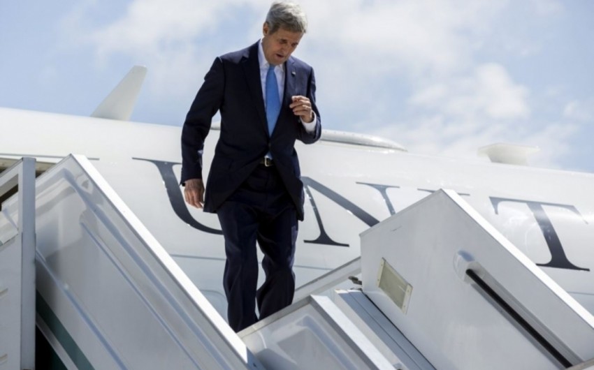 Kerry arrives in Brussels for talks on countering extremism