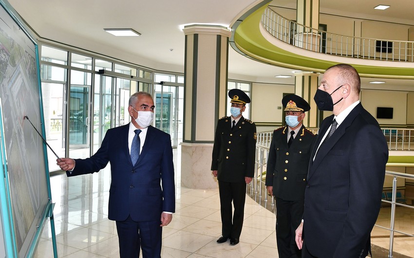 President Ilham Aliyev attends opening of Nakhchivan Garrison Central Hospital