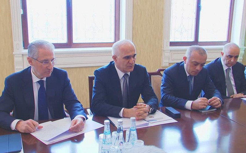 Şahin Mustafayev Naxçıvanda Prezidentin səlahiyyətli nümayəndəsi ilə görüşüb