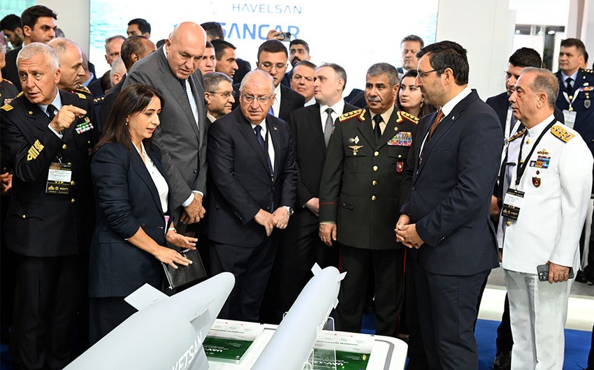 Azerbaijan's military top brass attends opening ceremony of ADEX 2024