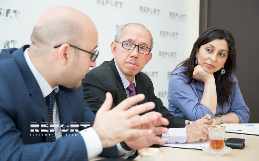 Resident Representative of Asian Development Bank for Azerbaijan visits Report News Agency - PHOTOS