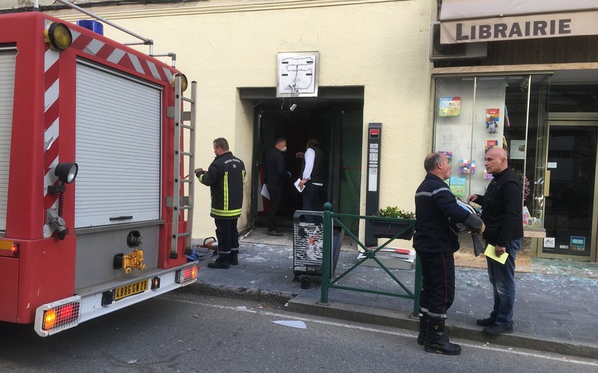 Explosion destroyed a bank building in Corsica