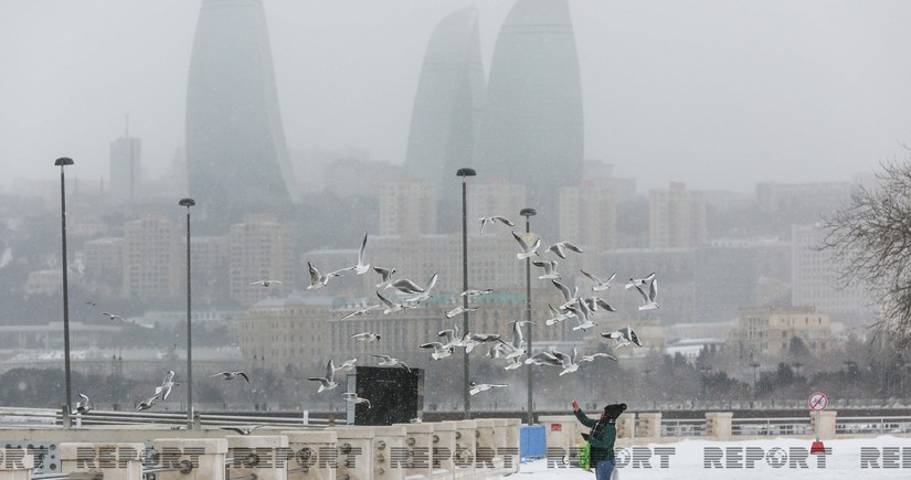 Завтра в Баку выпадет снег